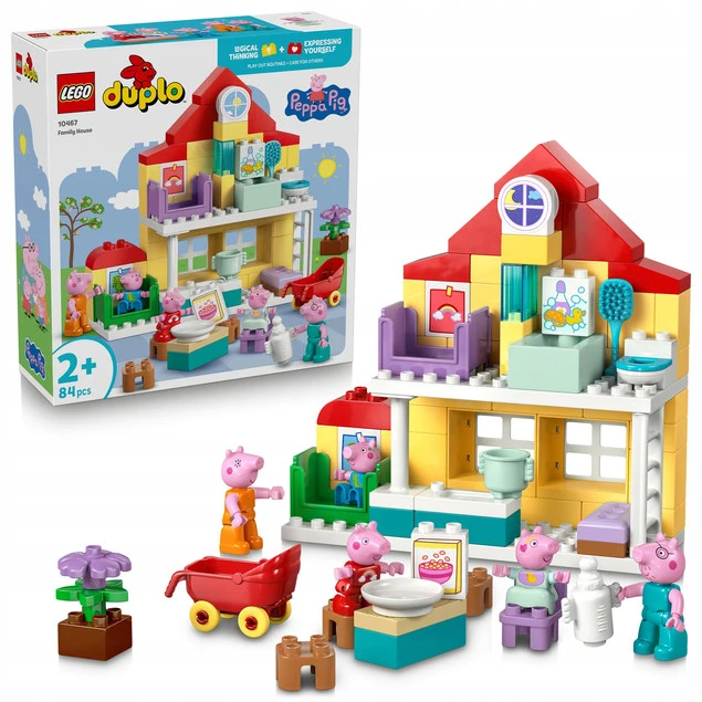 LEGO DUPLO Świnka Peppa Dom rodzinny 10467_1