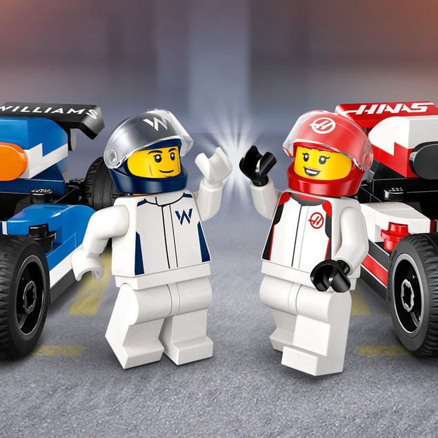 LEGO City F1 Bolidy Williams Racing i Haas F1 60464