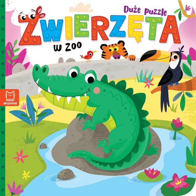 Duże Puzzle Zwierzęta w Zoo Bogusław Michalec – Książka Edukacyjna