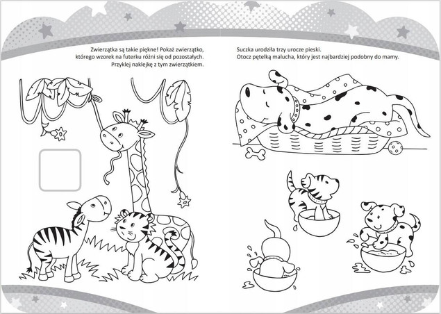 Zdolny 2-latek z naklejkami