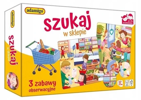 Gra planszowa SZUKAJ W SKLEPIE Adamigo_1