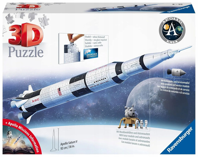 Puzzle 3D Ravensburger Big Ben 216 el. Budowla Model Wieża Zegarowa