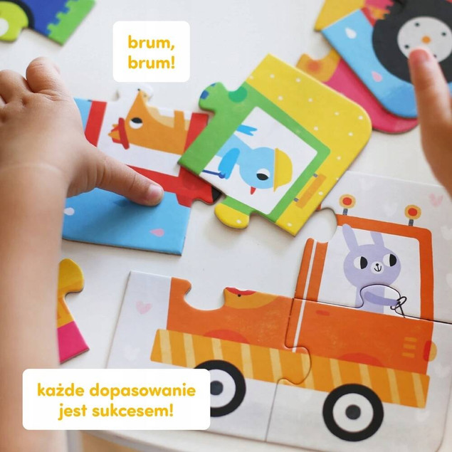 Puzzle Układam Pojazdy 2+ CzuCzu