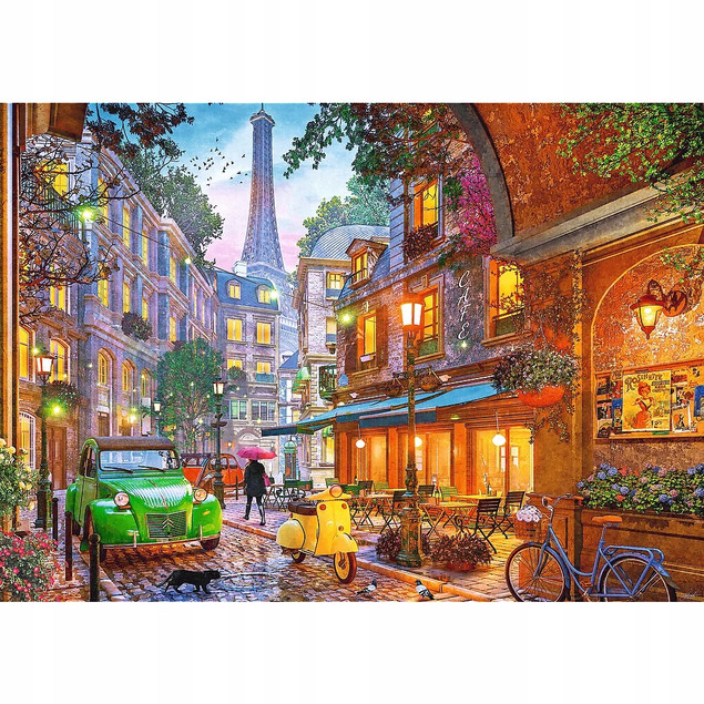 Puzzle Trefl 500 el. Mistrzostwa Europy: Tea Time Kawiarnia w Paryżu