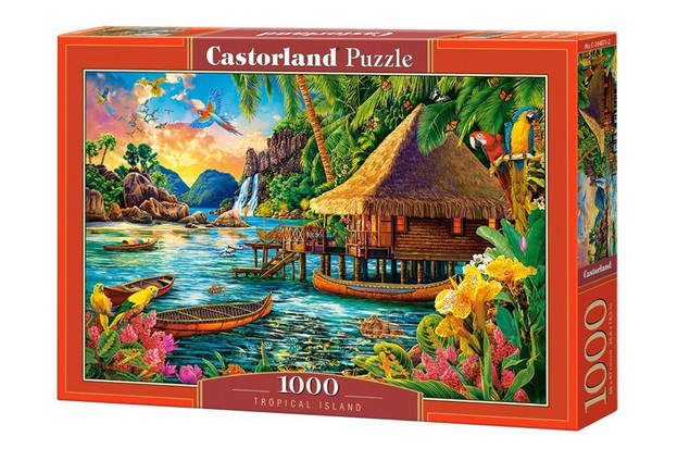 Puzzle 1000 Układanka Widok WYSPA TROPIKALNA Krajobraz Obraz 9+ Castorland