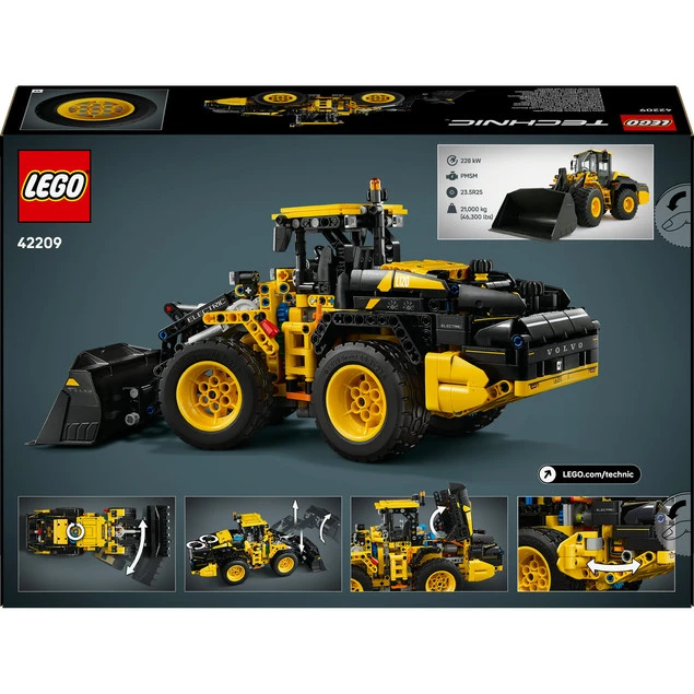 LEGO Technic 42209 Volvo L120 Elektryczna Ładowarka Kołowa - Gniazdo ładowania