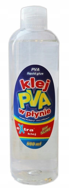 Klej PVA Krystaliczny 500ml - baza do slime