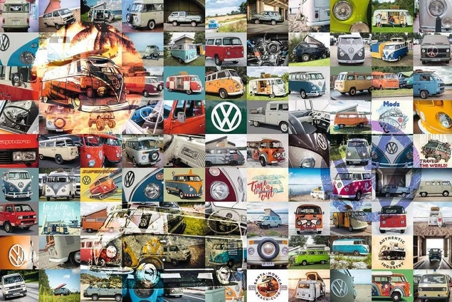 Opakowanie Puzzle Ravensburger 3000 elementów Kamper VW