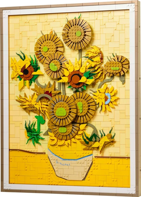 LEGO Art 31215 Vincent van Gogh Słoneczniki – Obraz 3D z Klocków dla Dorosłych