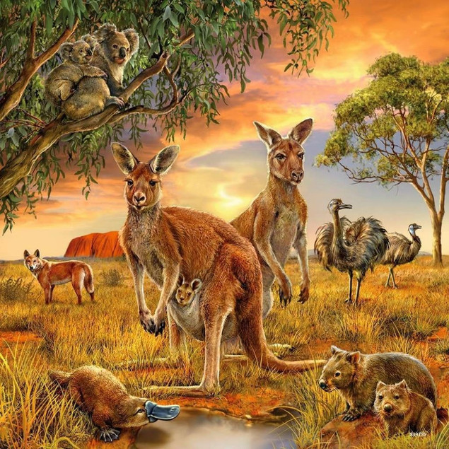 Puzzle Ravensburger 147 elementów zwierzęta 5+