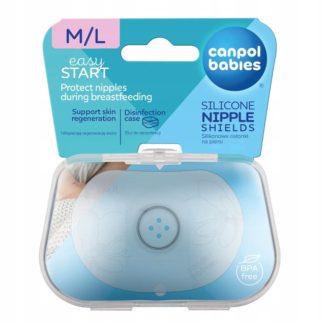 Osłonki piersi silikonowe M/L 2 szt. – EasyStart