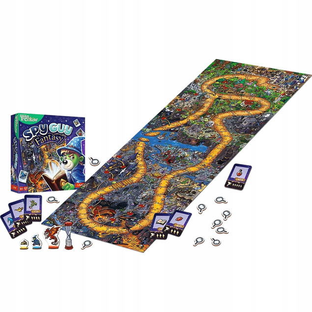 Spy Guy Fantasy Gra Rodzinna Planszowa Kooperacyjna Obserwacyjna 5+ Trefl