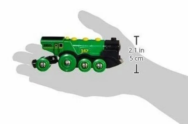 Brio Kolejka Klasyczna zielona lokomotywa 33593