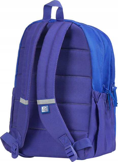 Plecak Szkolny Oxford Gradient Niebieski 25l Wielokomorowy z Organizerem