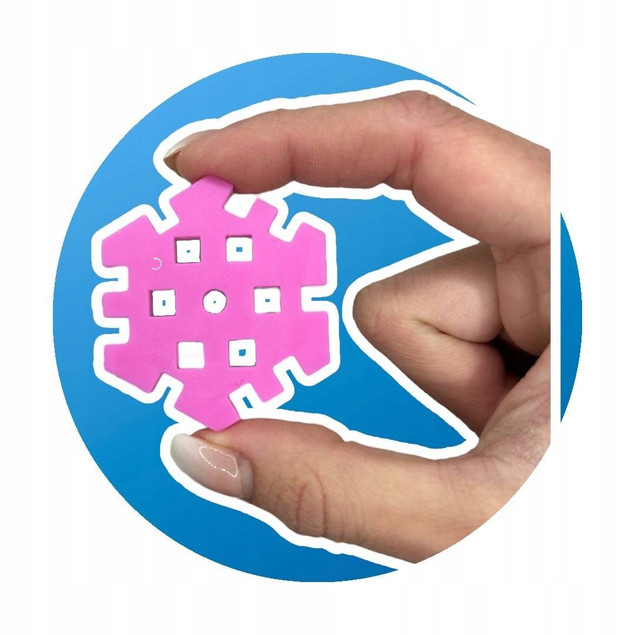 Klocki Meli Basic Constructor Pink 60 el. dla Dziewczynek