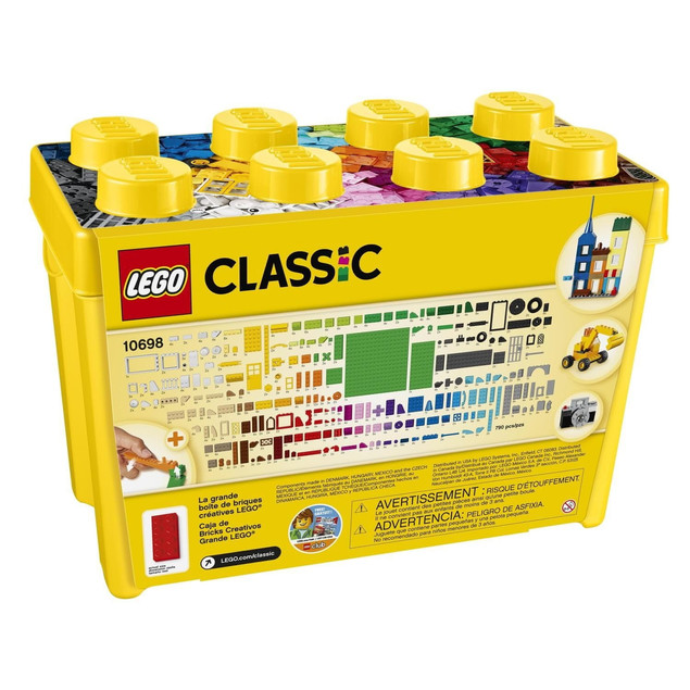 LEGO Classic Kreatywne Klocki Duże Pudełko 790 el. 4+ 10698