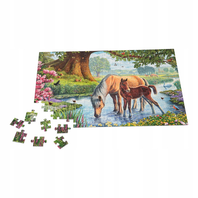 Puzzle Schmidt Spiele 150 elementów Konie przy strumieniu