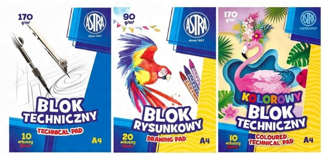 Wyprawka szkolna Astra XL – 20 elementów dla klas 1-3