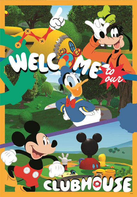 Clementoni Puzzle 60 Maxi Super Kolor Mickey Mouse Clubhouse 4+