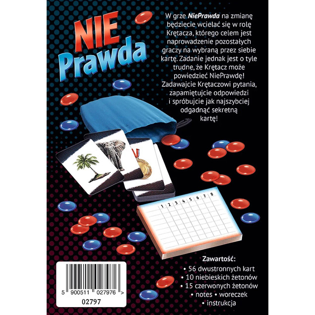 GRA NIEPRAWDA IMPREZOWA GRA TOWARZYSKA TREFL
