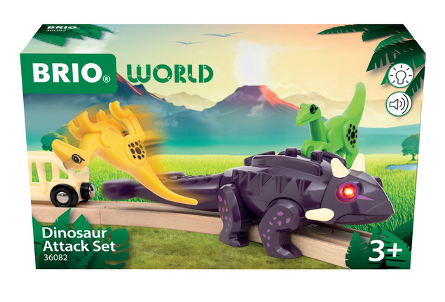 Brio Zestaw Kolejek Atak Dinozaurów