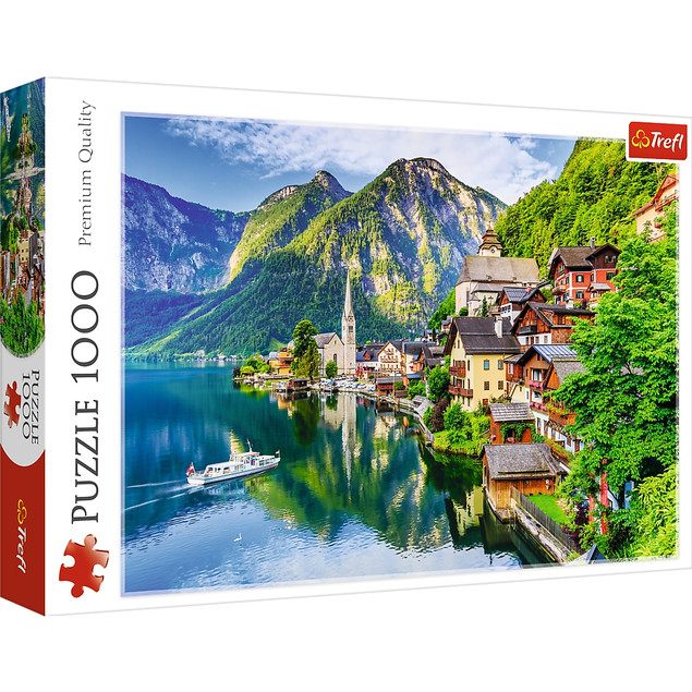 Puzzle 1000 elementów. Hallstatt, Austria Trefl