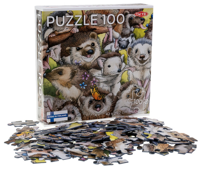 Puzzle Tactic 100 Jeże (Hedgehogs)