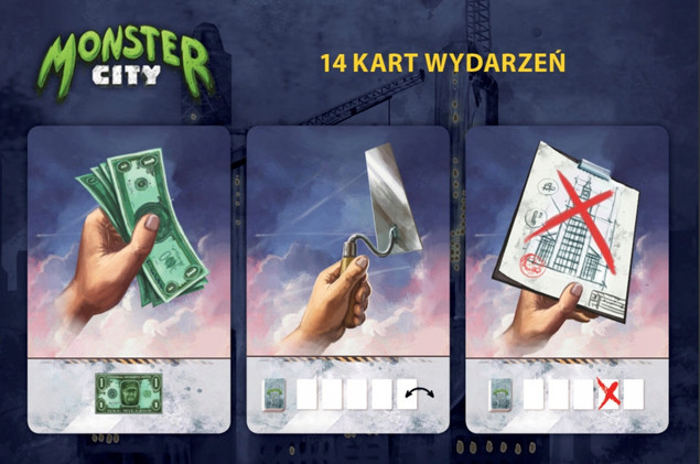 Gra planszowa Monster City Nasza Księgarnia - Rodzinna Strategia Budowania