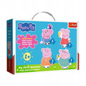 Puzzle Trefl Świnka Peppa 18 el. – Pierwsze Układanki