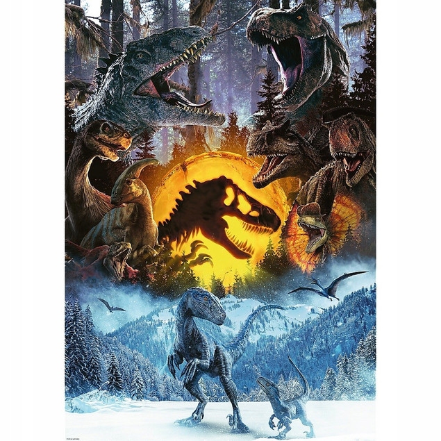 PUZZLE 1000 W ŚWIECIE PARKU JURAJSKIEGO TREFL
