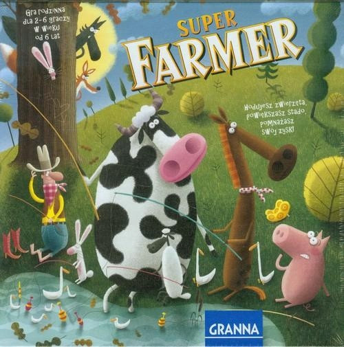 Super Farmer Rodzinna Gra Planszowa Dla Dzieci 6+ Granna 00175