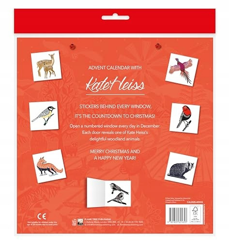 Kate Heiss: Winter Wonderland Advent Calendar (with stickers) Praca zbiorowa