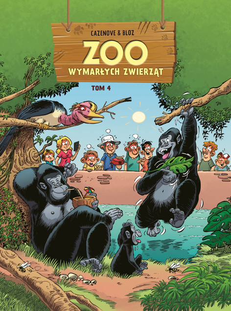 ZOO Wymarłych Zwierząt Tom 4. Komiks Egmont Cazenove & Bloz