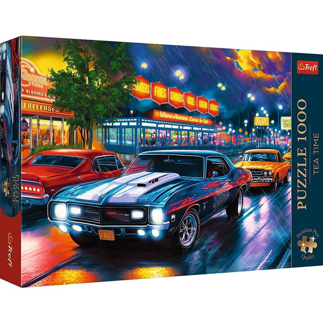 Trefl Puzzle Premium Plus Quality 1000 el. Tea Time: Nocna przejażdżka
