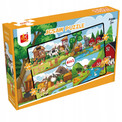 Puzzle Askato 4w1 Farma Zwierzęta Układanka 24-60 elementów