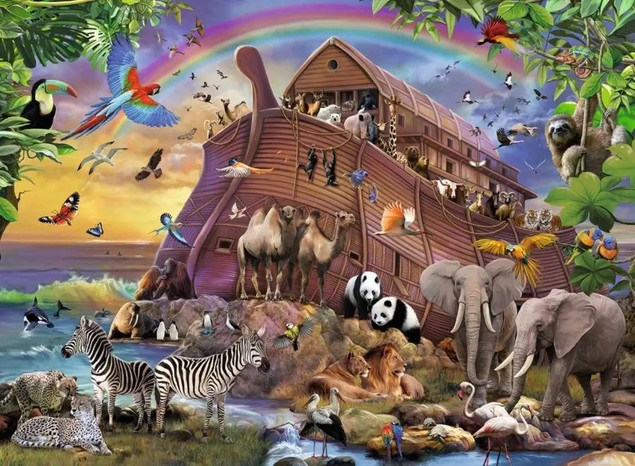 PUZZLE 150 ARKA NOEGO XXL, RAVENSBURGER