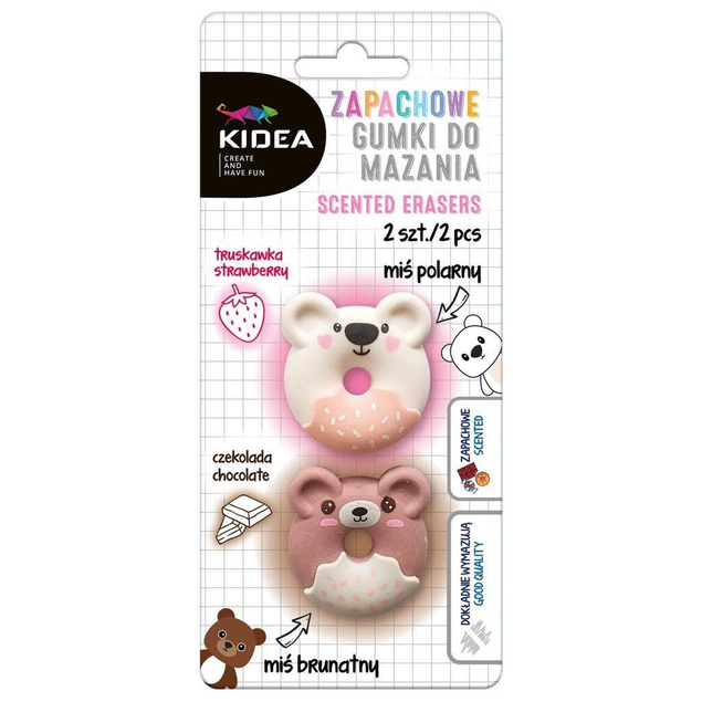 2 x ZAPACHOWA GUMKA DO MAZANIA KIDEA PANDA i KOALA