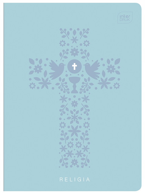 Zeszyt RELIGIA Tematyczny A5 32 Kartki Kratka 70g Interdruk