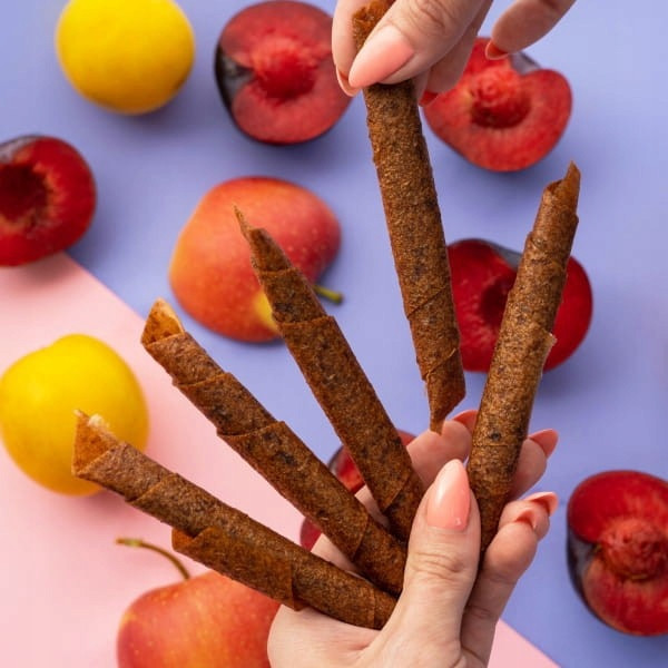 Rollsy ŚLIWKOWE Naturalny Prebiotyk i Źródło Błonnika 50g Naturalnie Zdrowi