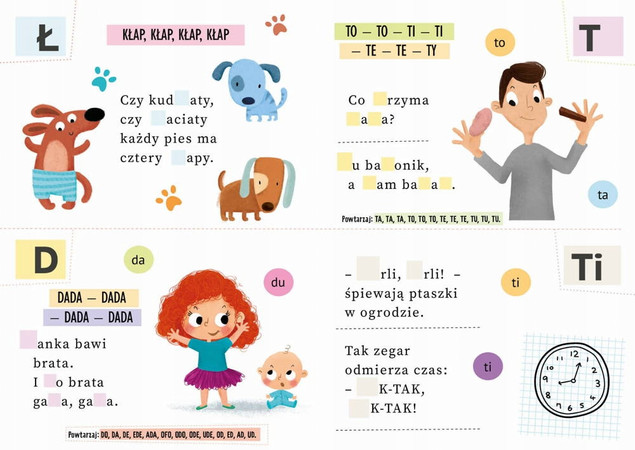 LOGOPEDIA Wesoła Nauka Ćwiczenia LOGOPEDYCZNE + Naklejki BooksAndFun