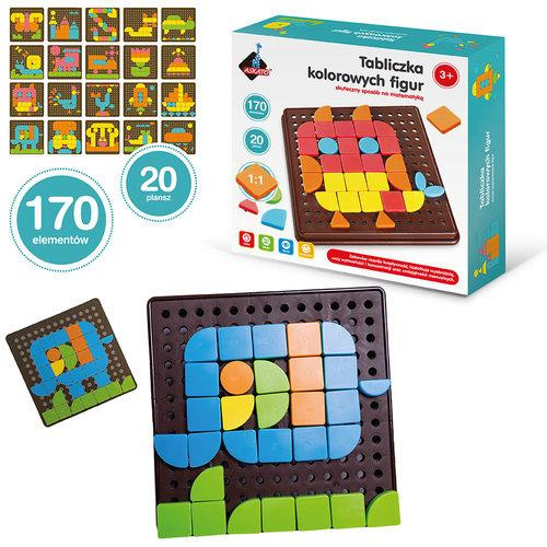 Mozaika Geometryczna Askato 170 el. Układanka Edukacyjna