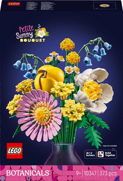 LEGO Botanicals 10347 Mały Słoneczny Bukiet - Wiecznie Kwitnąca Dekoracja