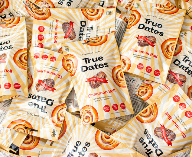 True Dates Daktyle o Smaku Cynamonowej Bułeczki 100g | Bez Cukru