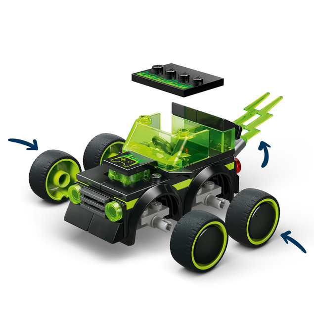 LEGO City 60484 Gamingowa Wyścigówka | Neonowe Auto 5+