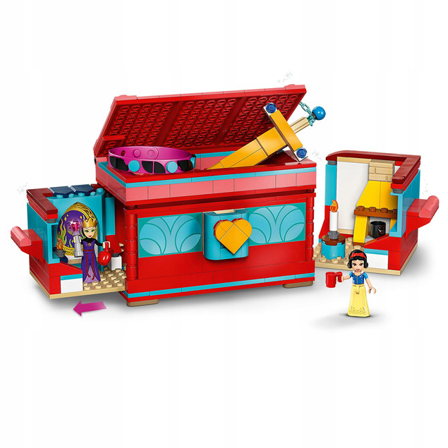 LEGO® Disney Princess 43276 Szkatułka na Biżuterię Królewna Śnieżka + Zła Królowa