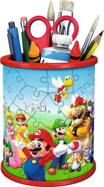 Puzzle 3D Ravensburger Super Mario Przybornik 54 el. bez kleju dla dzieci