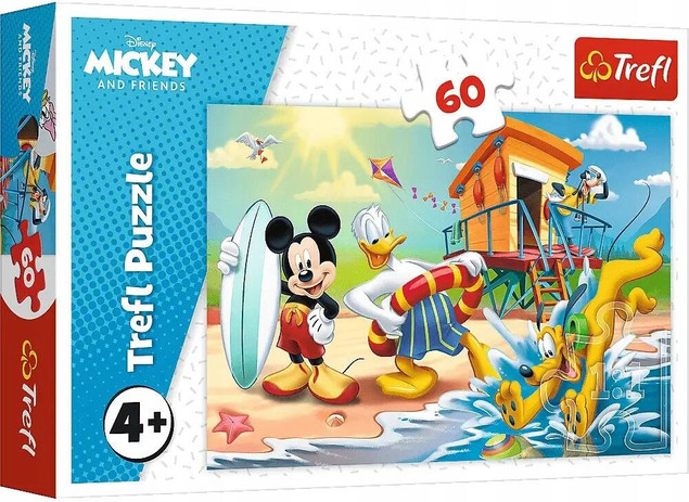 Puzzle 60 elementów Myszka Miki – Trefl