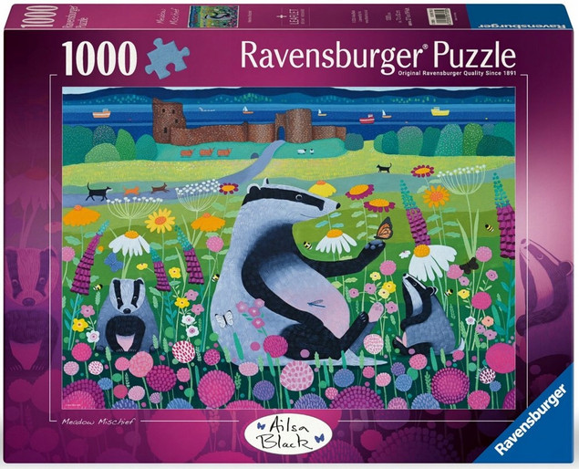 Puzzle Psotna łąka 1000 elementów 01753 Ravensburger