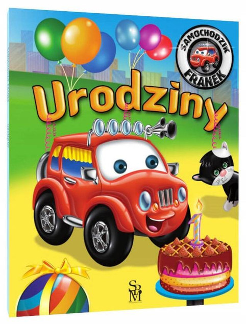 Samochodzik Franek Urodziny - książka z zagadkami dla dzieci 3-5 lat