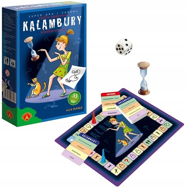 GRY PLANSZOWE KARCIANE KALAMBURY MINI